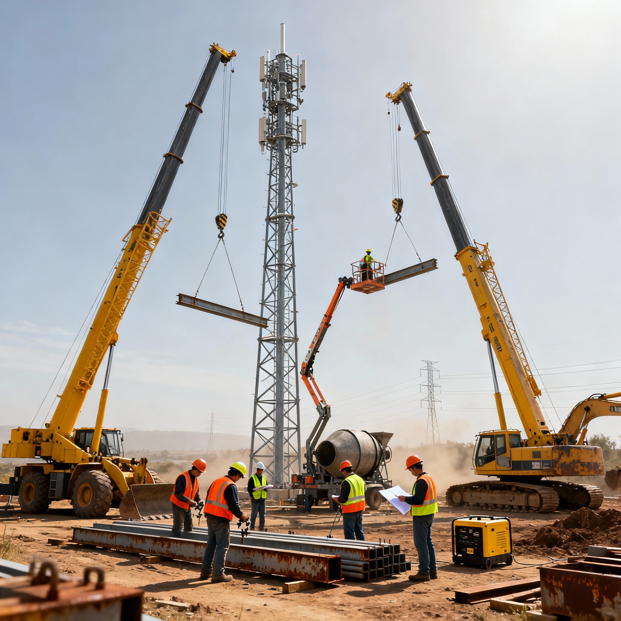 Строительство базовой станции